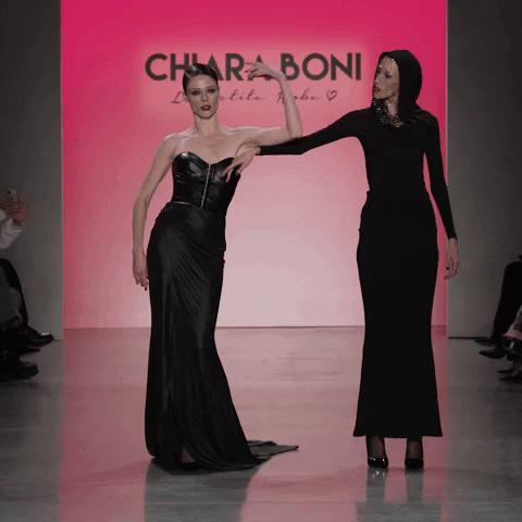 Fashion Week Black Dress GIF by NYFW: The Shows