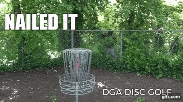 dgadiscgolf nailed it disc golf putting dga GIF