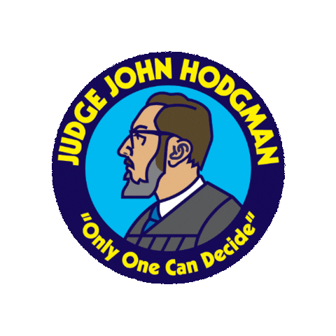 Judge John Hodgman Sticker