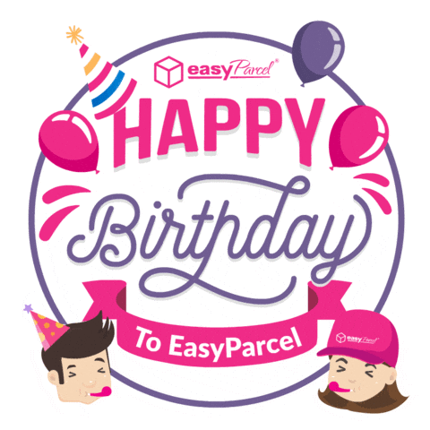 Birthday Delivery Sticker by EasyParcel