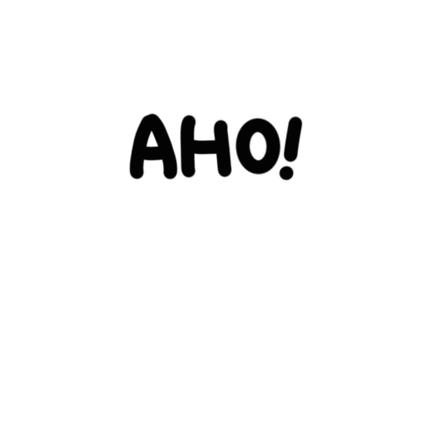 Aho Sticker