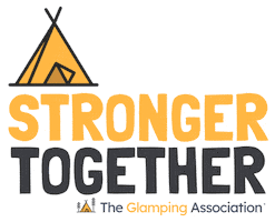 Strongertogether Sticker by The Glamping Association