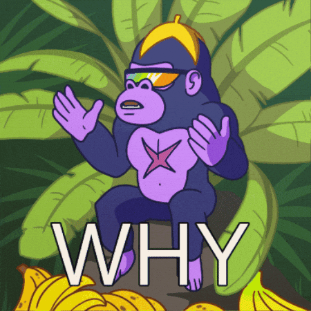 Confused Ck GIF by CyberKongz Official