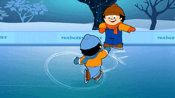 Happy Ice Skating GIF by ZDF