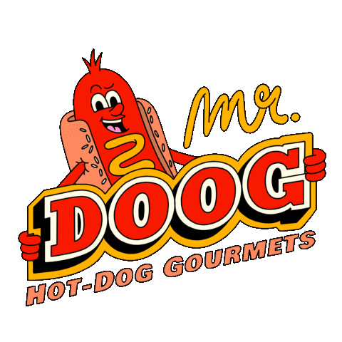 Hot Dog Food Sticker by Alexandre Nart