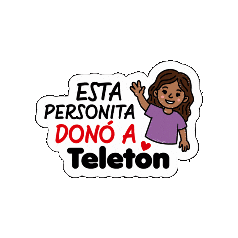 Dona Ya Sticker by Teletón Perú