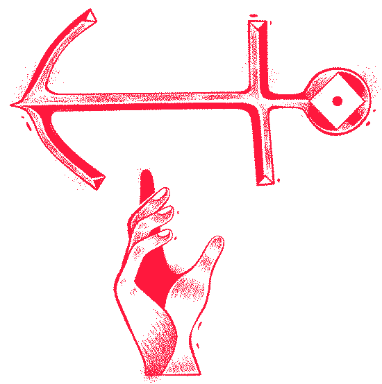 Hand Toss Sticker by Anchor Stone Productions