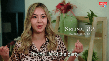 Life Of The Party Reaction GIF by Married At First Sight