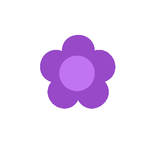 Flower Violet Sticker
