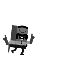 Happy Sticker