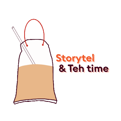 Tea Time Singapore Sticker by StorytelSG