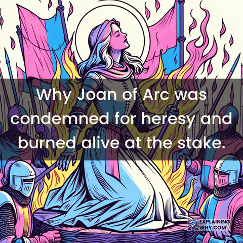 Joan Of Arc Trial GIF by ExplainingWhy.com
