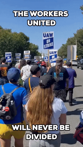 Writers Guild Protest GIF by Storyful