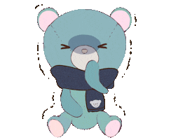 Bear Teddy Sticker by KyotoDenim
