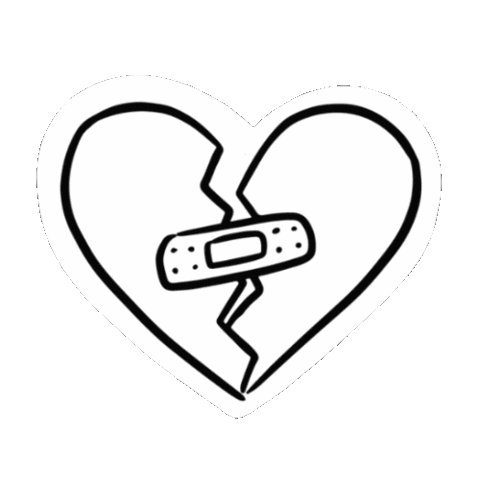 Broken Heart Sex Education Sticker by NETFLIX