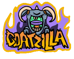 Goat Zilla Sticker by WeNeed