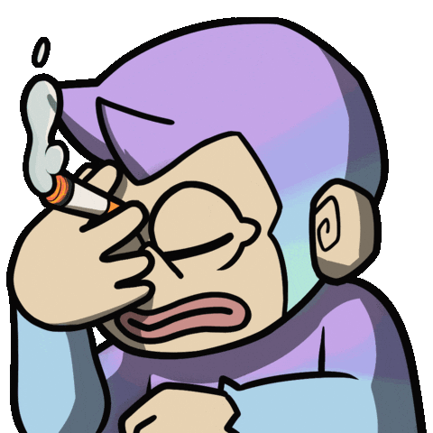 Monke Smh Sticker