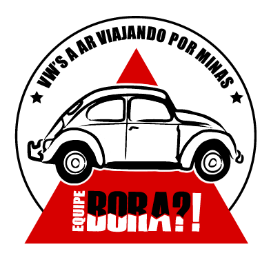Equipe Bora?! VW's a AR viajando por Minas Sticker