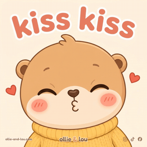 I Love You Kiss GIF by Ollie & Lou