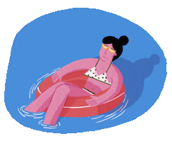Summer Relax Sticker by Matilde Horta