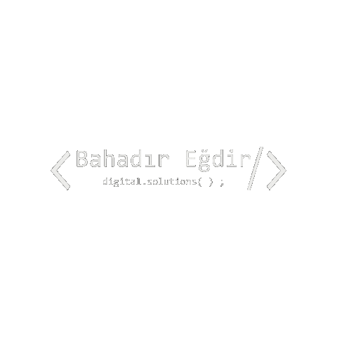 Bahadır Eğdir Digital Solutions Sticker by Bahadır Eğdir