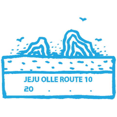 Stamp Sticker by Jeju Olle Trail