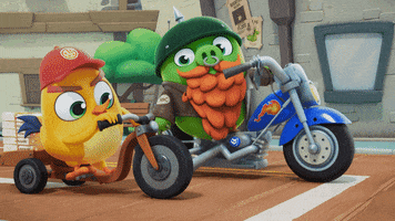 Bike Race GIF by Angry Birds