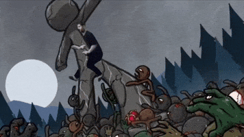 Zombie Scooter GIF