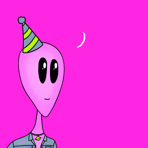 Happy Birthday GIF by Lonely Aliens