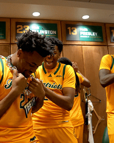 George Mason Teeth GIF by George Mason Basketball