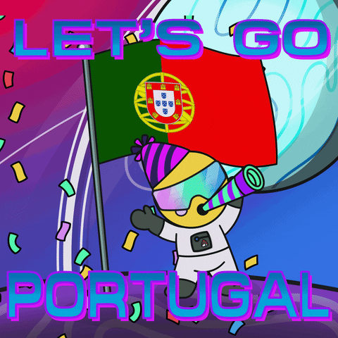 Portugal Flag Love GIF by Space Riders