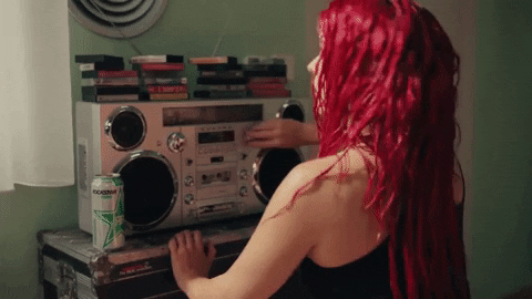 Boombox Chicken Teriyaki GIF by ROSALÍA - Find & Share on GIPHY