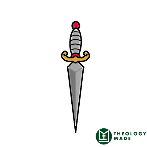 Tattoo Dagger GIF by Theology Made