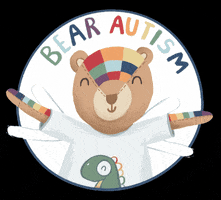 BearAutism happy pride bear appreciation GIF