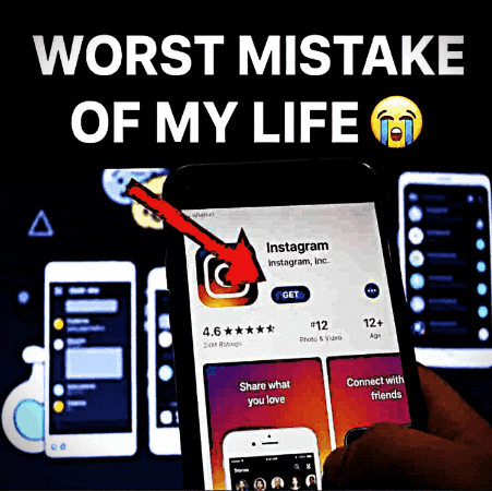 Instagram Downloading GIF