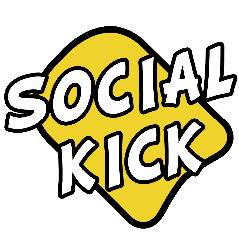 Social Kick Sticker