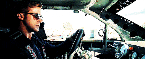 driving ryan gosling GIF