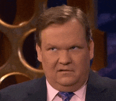 andy richter eye roll GIF