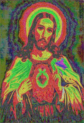 Image result for PSYCHEDELIC JESUS GIF