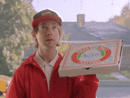 Excited Pizza GIF by Teddy Too Big