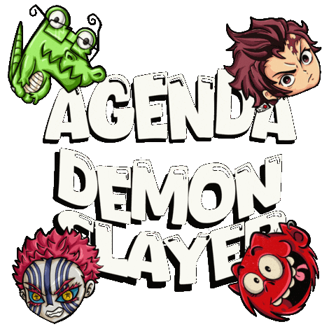 Demonslayer Bebba Sticker by Bebbaclothing