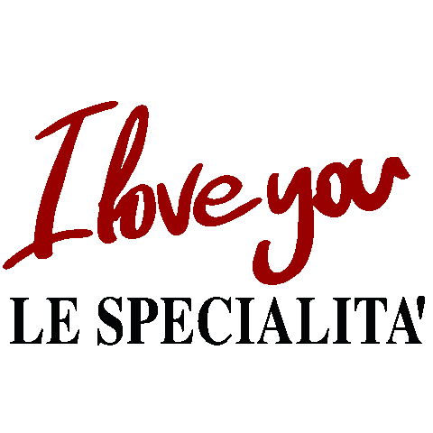 I Love You Sticker by Le Specialità