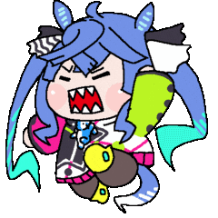 Twin Turbo Umamusume Sticker