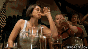 Giphy - happy hour drinking GIF by Cheezburger