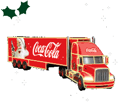 Joulurekka Sticker by Coca-Cola Finland