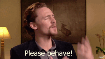 Calm Down Tom Hiddleston Gif