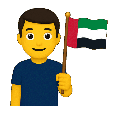 Hand In Hand Uae Flag Sticker by Year Of Community