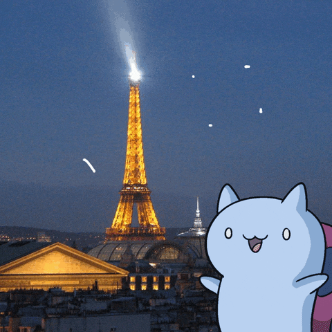 paris firework GIF by Cartoon Hangover