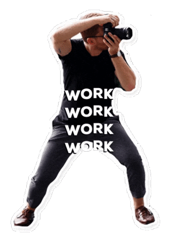 Work Flash Sticker by All is Amazing