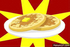 National Waffle Day GIF